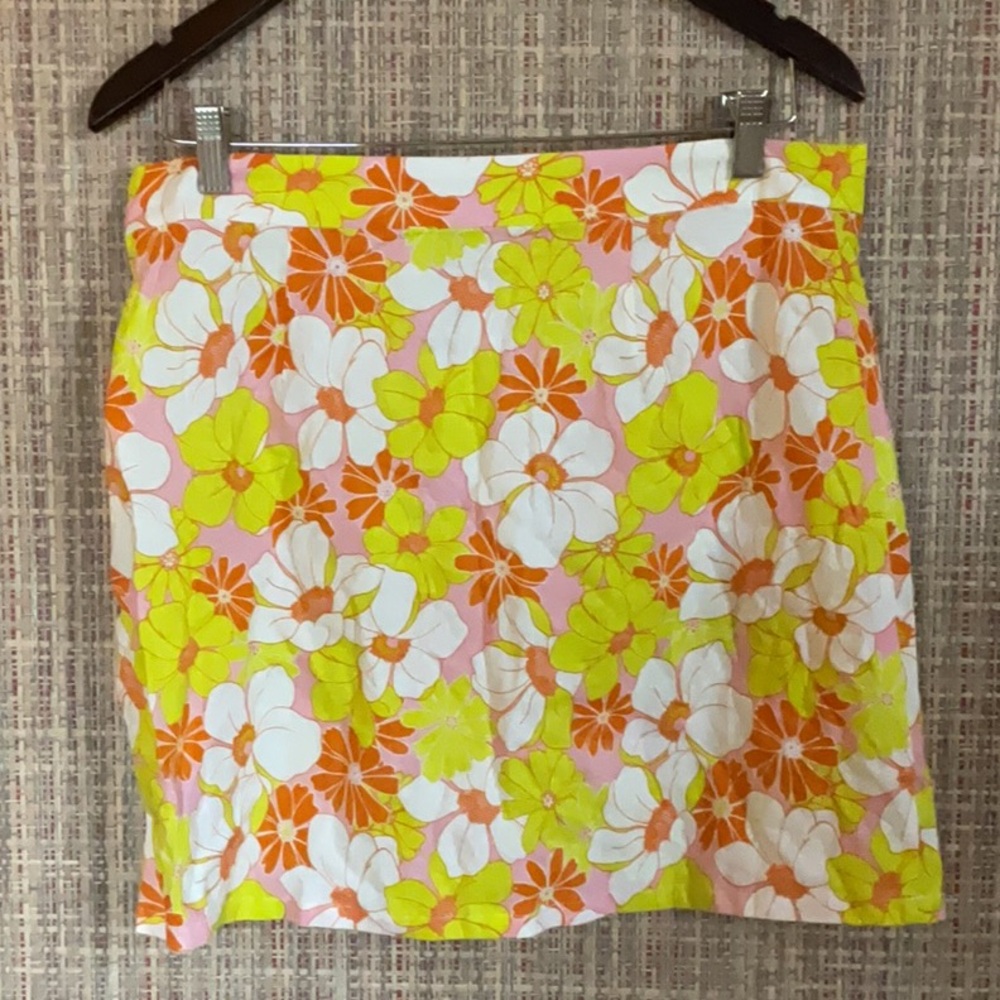 NWT Sanctuary Floral Linen Skirt